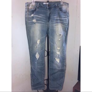 NWOT Distressed Ripped Jeans